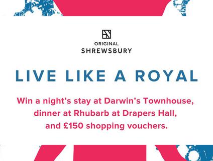 Live like a royal graphic