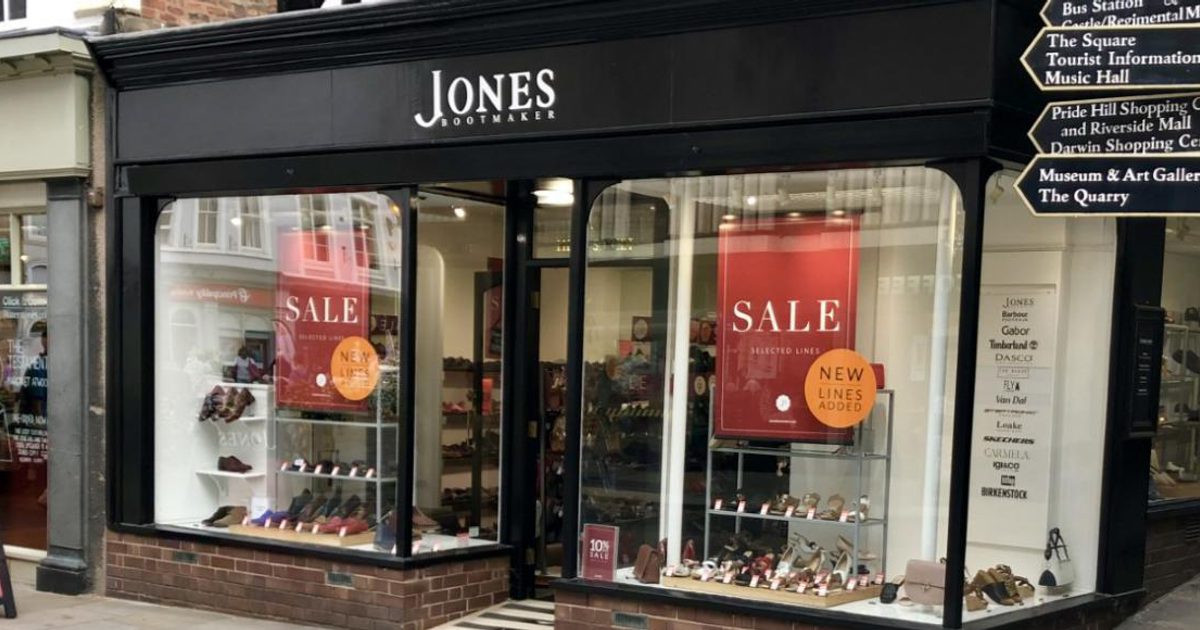 Jones Bootmaker Logo Jones Bootmaker Barnes Leather Lace Up Derby