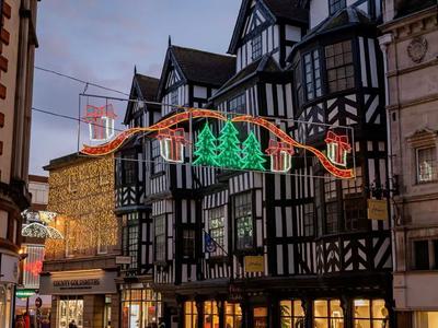 Christmas light switch on