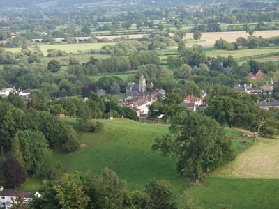 Llanymynech from Llanymynech Hill