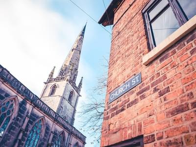 St Alkmunds and church street