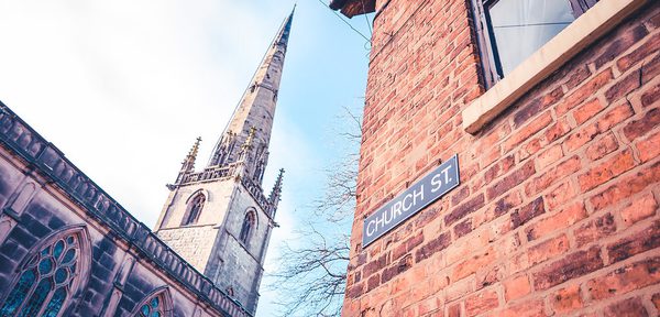 St Alkmunds and church street