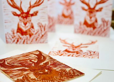 Artisan lab lino print workshop