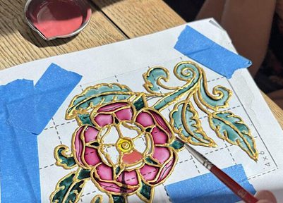 Glass suncatcher