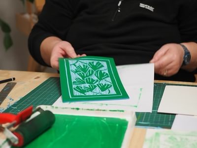 Lino print workshop