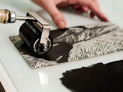 Linocut workshop shrewsbury