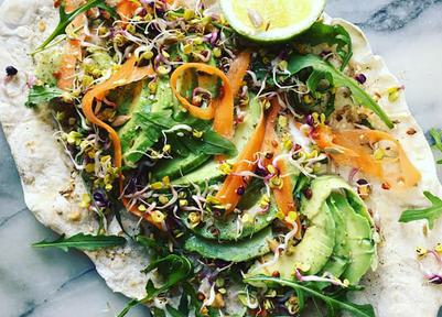 Vegan dining header