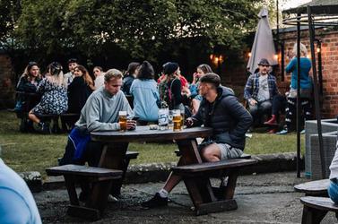 Beer garden