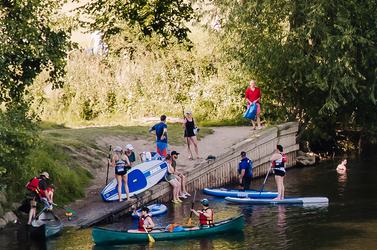 Canoeing on the severn 2
