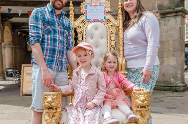 Jubilee throne