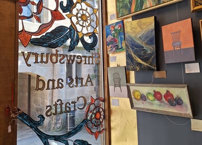 Shrewsbury arts and crafts at the library